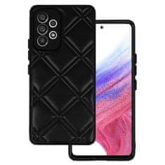 TopQ  Kožené 3D puzdro pre Samsung Galaxy A53 5G design 3 čierne