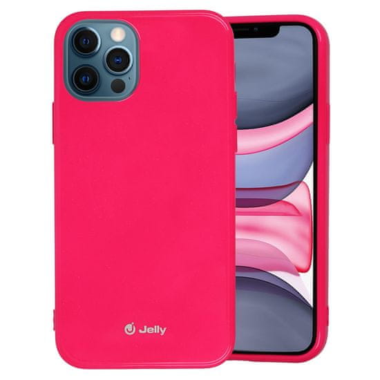 Universal Pouzdro Jelly Case pro iPhone 14 Pro Růžové