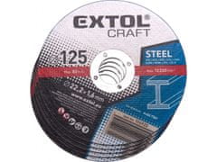 Extol Craft Kotúče rezné na kov, 5ks, O 125x1,6x22,2mm