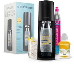 SodaStream TERRA Black Tonik Megapack