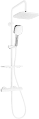 Mexen Kt33 sprchový stĺp s termostatickou batériou biela / chróm (771503393-21)