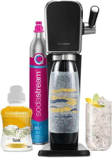 SodaStream ART Black Tonik Megapack