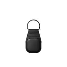 Nomad Leather Keychain, black, Apple Airtag