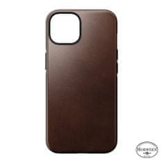 Nomad Modern Leather MagSafe Case, brown, iPhone 14