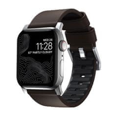 Nomad Active Strap Pro Brown, silver, Apple Watch Ultra 49mm 8/7 45mm/6/SE/5/4 44mm/3/2/1 42mm