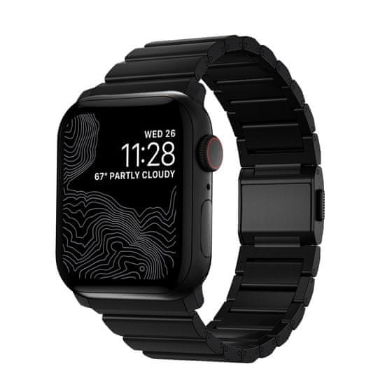 Nomad Titanium Band, black, Apple Watch Ultra (49mm) 8/7 (45mm)/6/SE/5/4 (44mm)/3/2/1 (42mm)