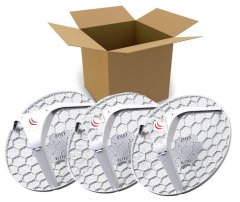 Mikrotik RBLHG-5nD-3 Outdoor 802.11an 24,5 dBi jednotka LHG 5 (3-pack)