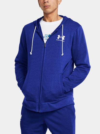 Under Armour Mikina UA Rival Terry LC FZ-BLU