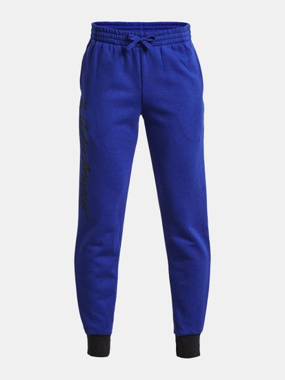 Under Armour Tepláky UA Rival Fleece Script Jgrs-BLU