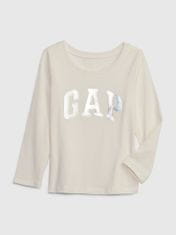 Gap Detské tričko s metalickým logom 18-24M