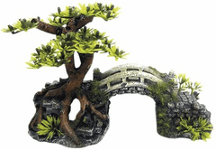 Nobby Dekorácia do akvária Most s bonsaiom 20,3cm