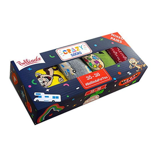 Bellinda Darčeková sada ponožiek Crazy Socks Box BOX 3 FW23