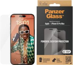 PanzerGlass ochranné sklo pro Apple iPhone 15 Pro Max