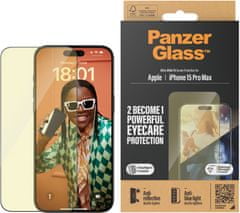 PanzerGlass ochranné sklo EyeCare pro Apple iPhone 15 Pro Max