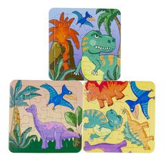 Rappa Puzzle doskové Dinosaury 16 dielikov