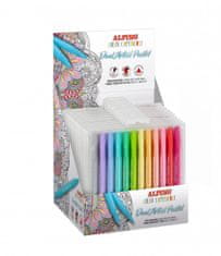 Alpino Balenie 12ks fixiek Color Experience s dvojitým hrotom Pastel