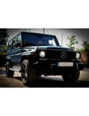 Protec Predná maska Mercedes W463 G63 1990-2018 PANAMERICANA čierna lesklá