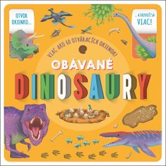 Rebecca Kealy: Obávané dinosaury - Viac ako 60 otváracích okienok!