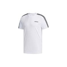 Adidas Tričko biela XXL D2M 3STRIPES Tee