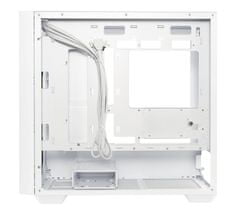 ASUS A21 CASE Transparent Glass WHITE, mATX, 2xUSB3.2, biela