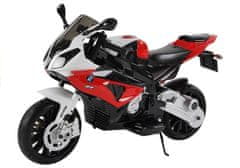 Lean-toys BMW S1000RR batéria bicykel červená