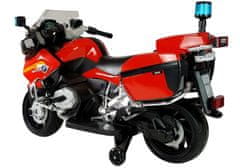 Lean-toys BMW R1200 Policajná batéria Motocykel červená