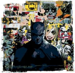 ZUTY Maľovanie podľa čísel - KOMIKSOVÝ BATMAN NO 80x100 cm