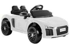 Lean-toys Audi R8 Spyder batérie auto biela