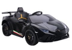 Lean-toys Lamborghini Huracan batérie auto čierna