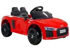 Lean-toys Audi R8 Spyder Červené auto na batérie