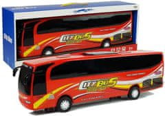 Lean-toys Mestský autobus Model Red 54cm