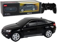 Lean-toys R/C auto Bmw X6 1:24 Rastar Black