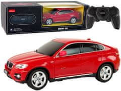 Lean-toys R/C auto Bmw X6 1:24 Rastar Red