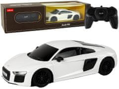 Lean-toys Auto R/C Audi R8 1:24 Rastar White