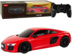 Lean-toys Auto R/C Audi R8 1:24 Rastar Red