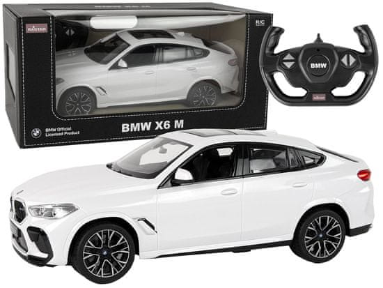 Lean-toys R/C auto Bmw X6 M 1:14 Rastar White