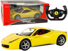 Lean-toys Auto R/C Ferrari Italia Rastar 1:14 žlté