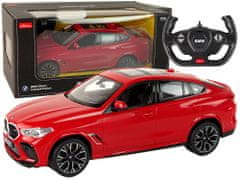 Lean-toys R/C auto Bmw X6 M 1:14 Rastar Red