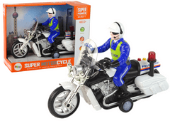 Lean-toys Policajný motocykel Policajný motocykel Zvuky Svetlá Policajné auto