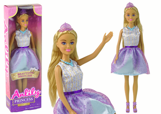 Lean-toys Bábika Anlily Princess Purple Queen