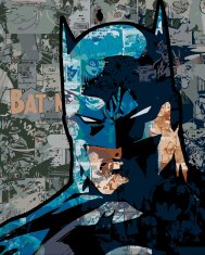 ZUTY Maľovanie podľa čísel - BATMAN A KOMIKSY NO 80x100 cm