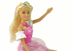 Lean-toys Bábika Anlily Princess Pink Queen