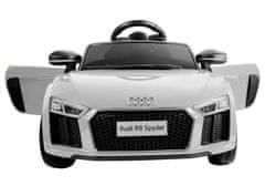 Lean-toys Audi R8 Spyder batérie auto biela