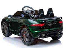 Lean-toys Jaguar F-Type Battery Car Green Paint