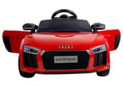 Lean-toys Audi R8 Spyder Červené auto na batérie