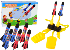 Lean-toys Zábavná hra Double Foam Rocket Launcher Katapult