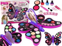 Lean-toys Make-up set Fialové očné tiene Butterfly