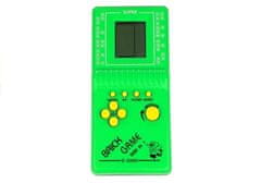 Lean-toys Elektronická vrecková hra Tetris Green