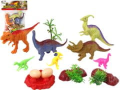 Lean-toys Sada figúrok dinosaurov s príslušenstvom 15 kusov