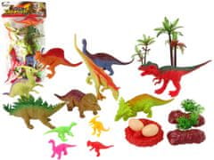 Lean-toys Sada figúrok dinosaurov s príslušenstvom 21 kusov